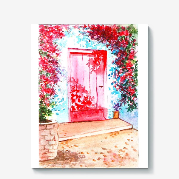 Холст «дверь»