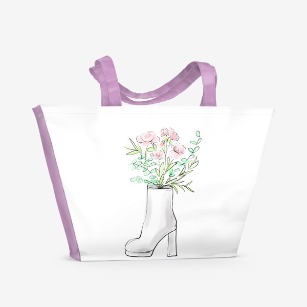 Пляжная сумка «Весна везде :)»