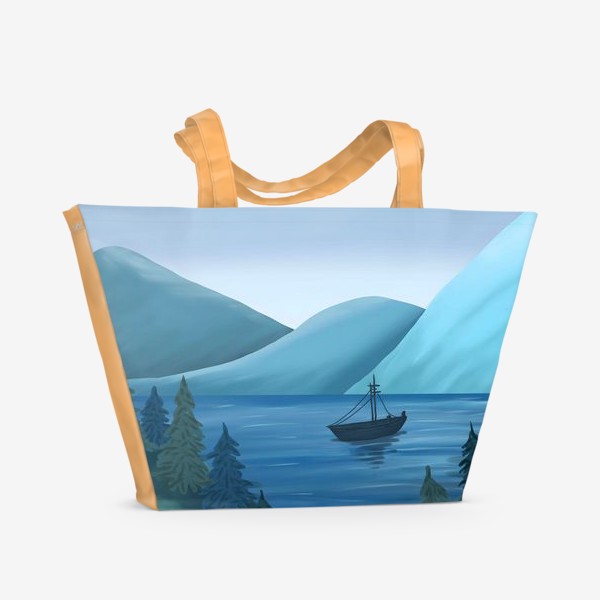 Пляжная сумка «Горная река»