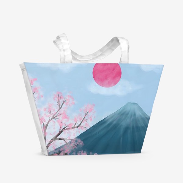 Пляжная сумка &laquo;Японский пейзаж&raquo;