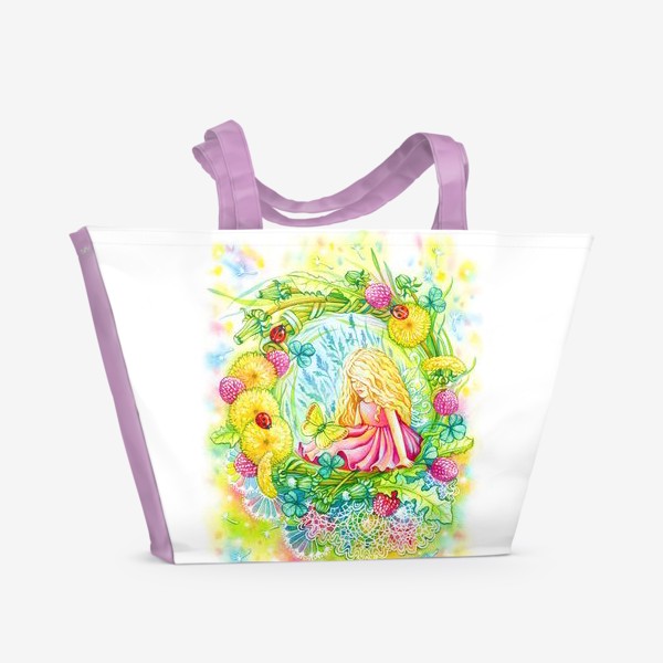 Пляжная сумка «Фея Лето»