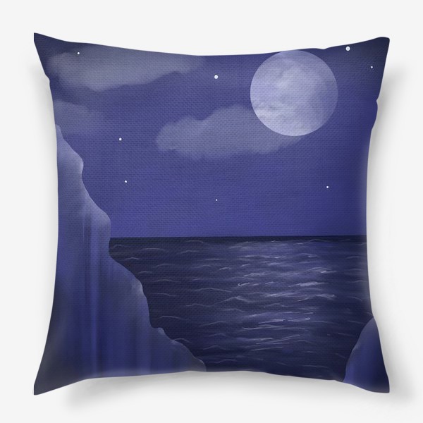 Подушка «Ночь на море»