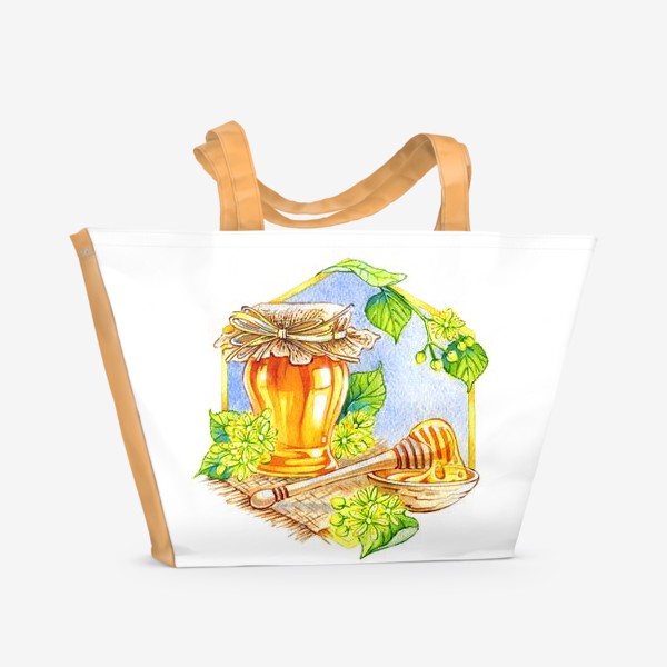 Пляжная сумка «Липовый мед»