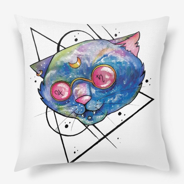 Подушка «космический кот»