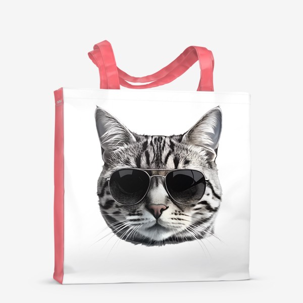 Сумка-шоппер «Кот в солнцезащитных очках»