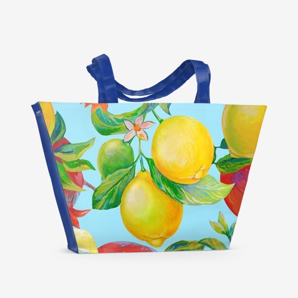 Пляжная сумка &laquo;Лимоны и Гранаты&raquo;