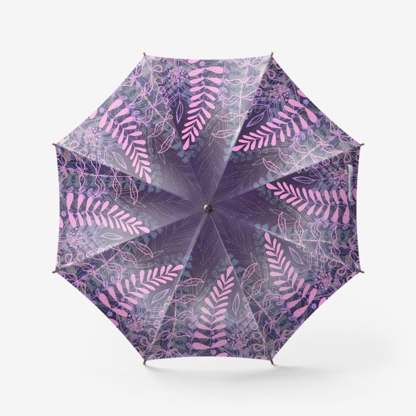 Зонт «Растения в розовых тонах»
