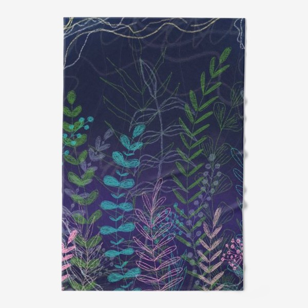 Полотенце «Растительный абстрактный орнамент»