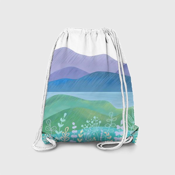 Рюкзак «Горы и растения»