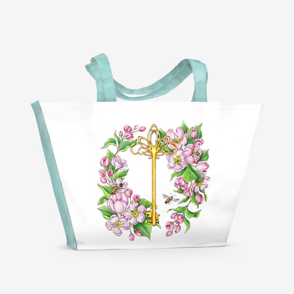 Пляжная сумка «Ключ весны»