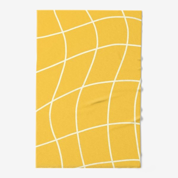 Полотенце «полоски на желтом»