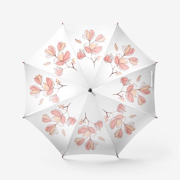 Зонт &laquo;Летний цветочный принт.&raquo;
