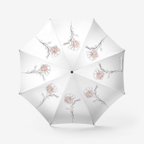 Зонт «Летний цветочный принт.»