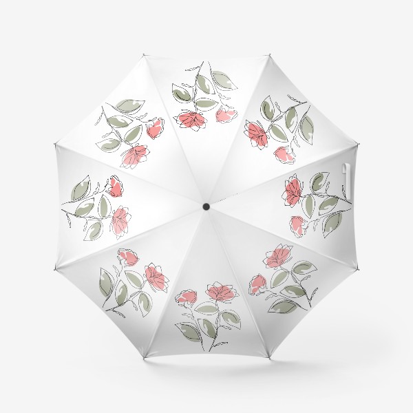 Зонт «Летний цветочный принт.»