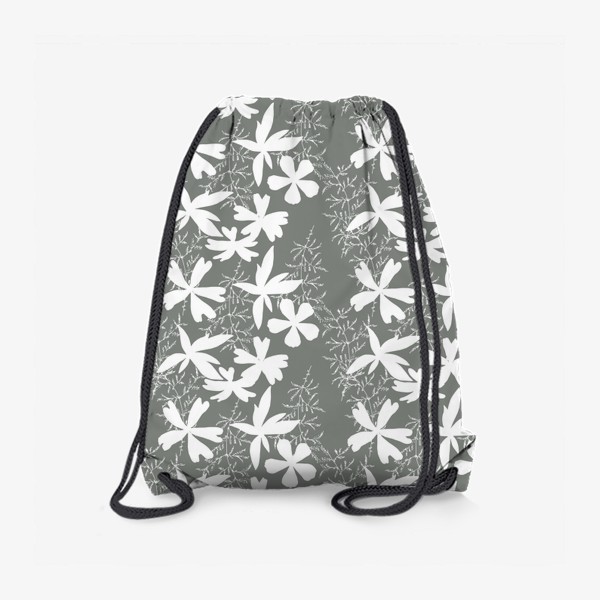 Рюкзак «Белые цветы»