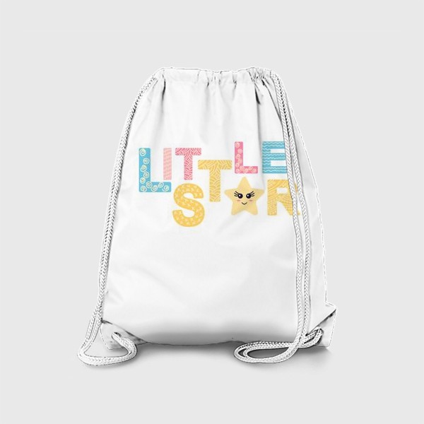 Рюкзак «Маленькая звезда, яркая надпись»