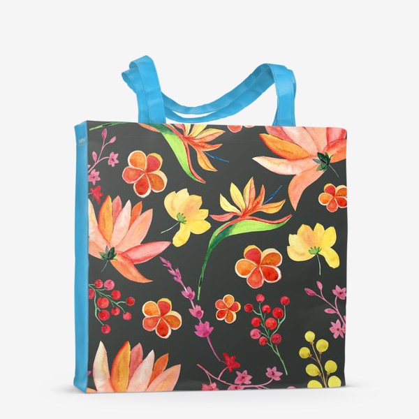 Сумка-шоппер «тропические цветы»