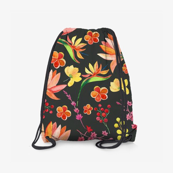 Рюкзак «тропические цветы»