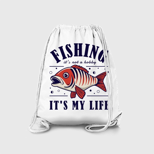 Рюкзак «Рыбалка как стиль жизни»