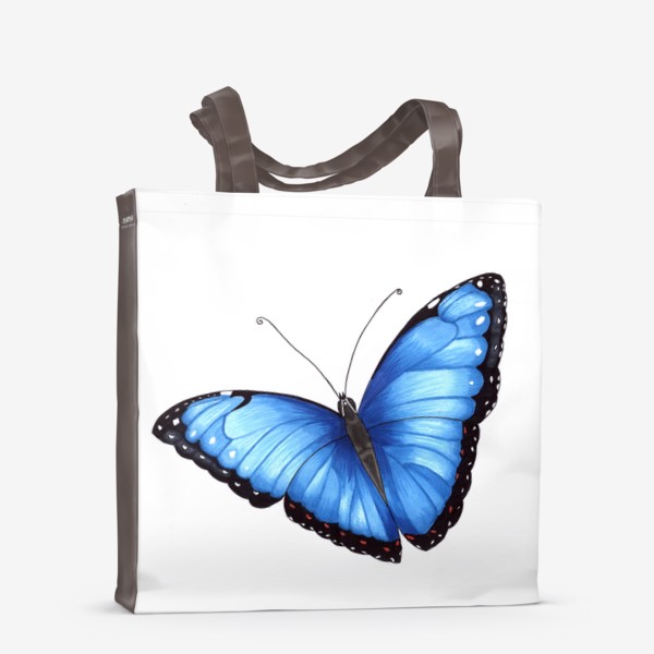 Сумка-шоппер «Голубая бабочка»