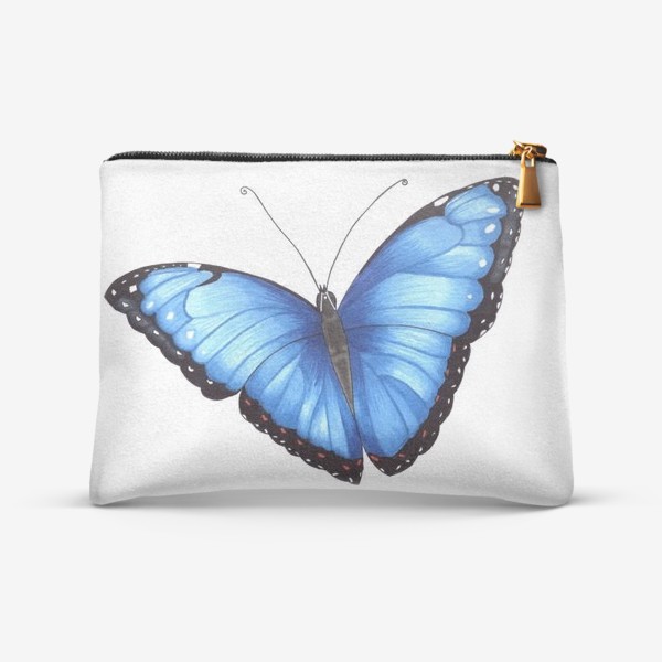 Косметичка «Голубая бабочка»