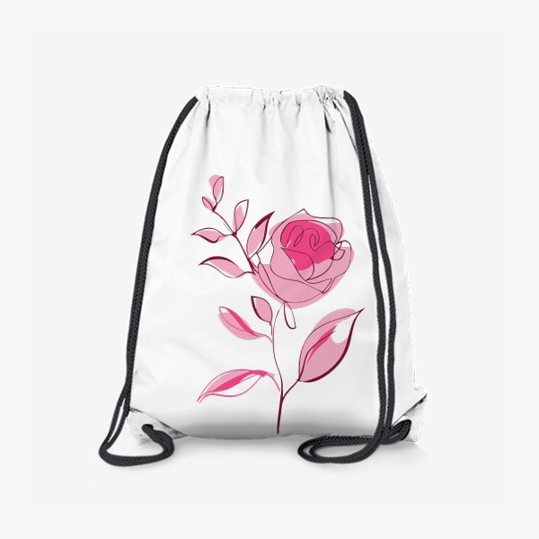 Рюкзак «Летний цветочный принт. Стильная абстракция цветка.»