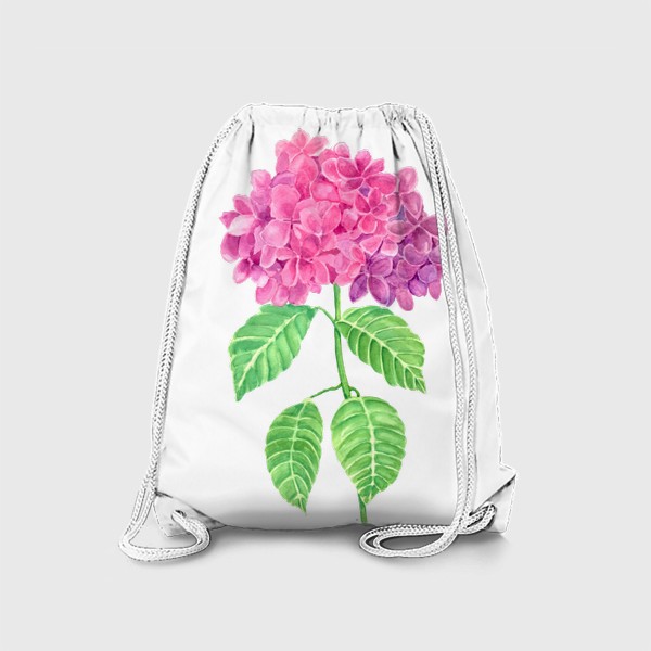 Рюкзак «Ветка розовой гортензии»