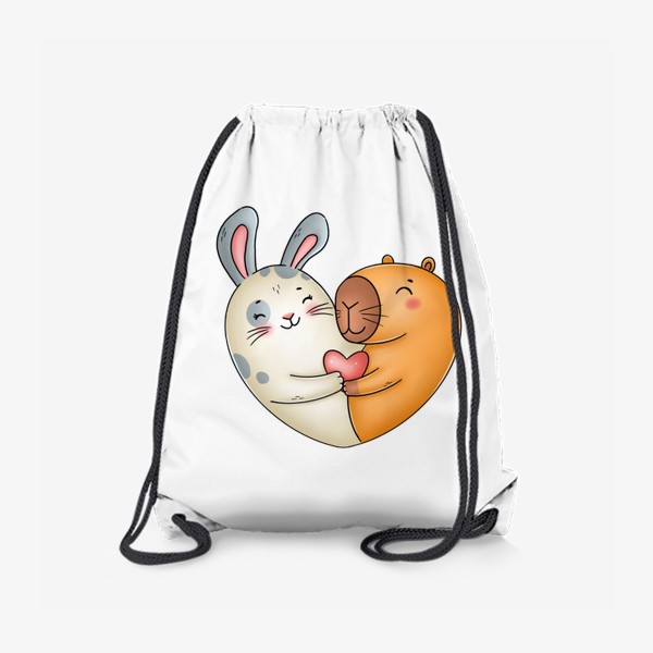 Рюкзак «Кролик с капибарой»