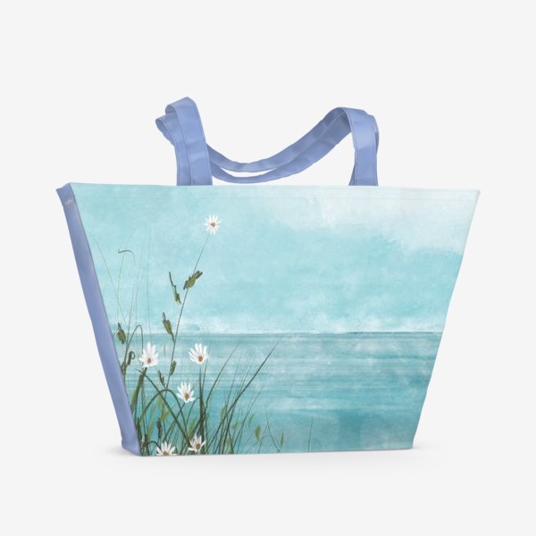 Пляжная сумка «Ромашки »