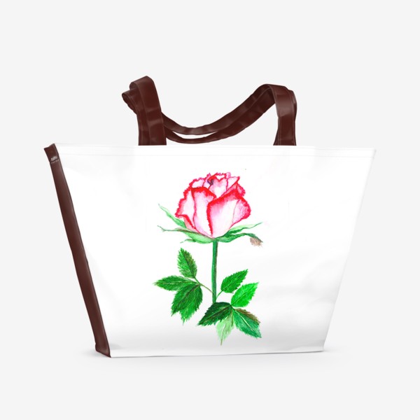Пляжная сумка &laquo;роза&raquo;