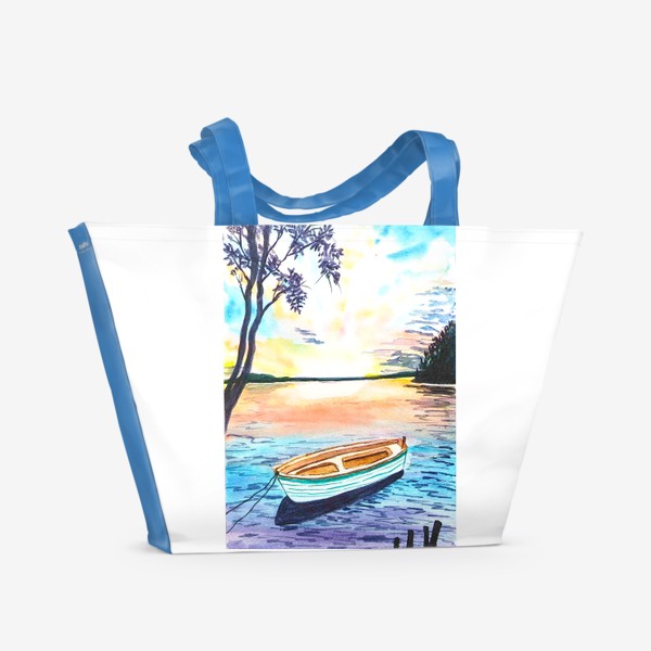 Пляжная сумка «лодка»