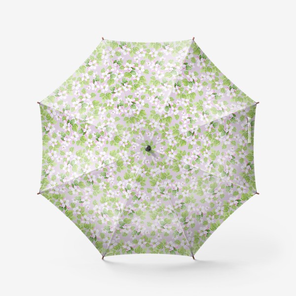 Зонт «Паттерн узор цветущая яблоня»