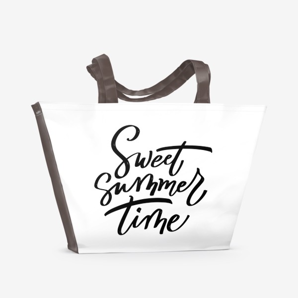 Пляжная сумка «Летняя надпись: Sweet summer time»