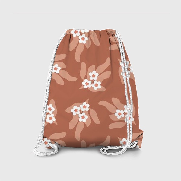Рюкзак «Весенние цветы, персиковый»