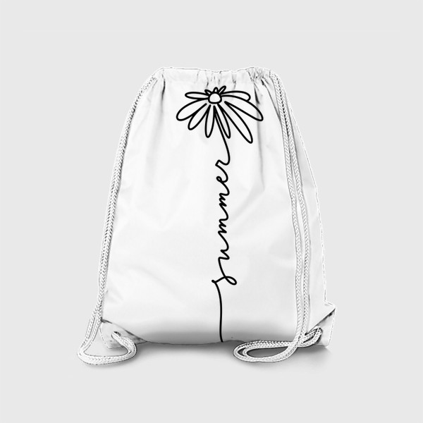 Рюкзак «Летний цветок и надпись: Summer»