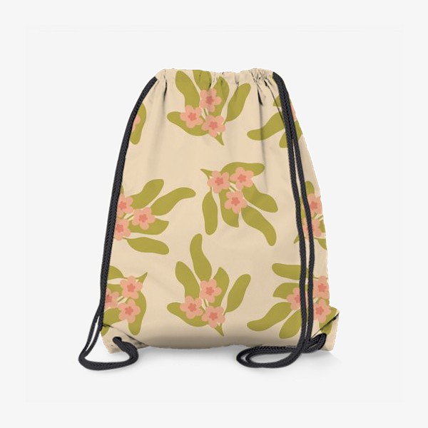 Рюкзак «Весенние цветы, паттерн»