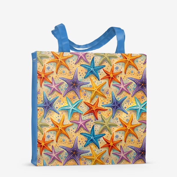 Сумка-шоппер «Паттерн морские звёзды»