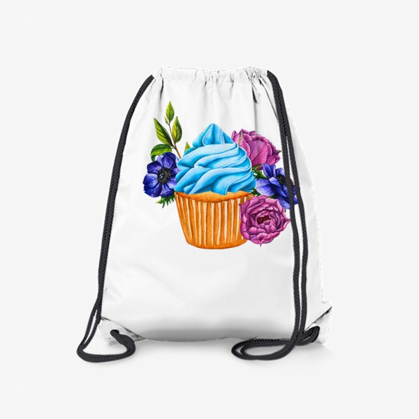 Рюкзак «Кекс с цветами»
