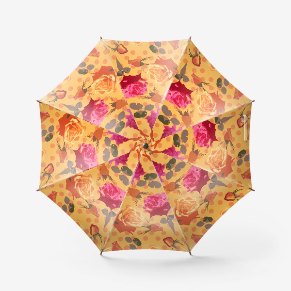 Зонт «Розы шебби шик»