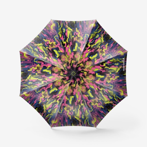 Зонт «Неоновая матрица»