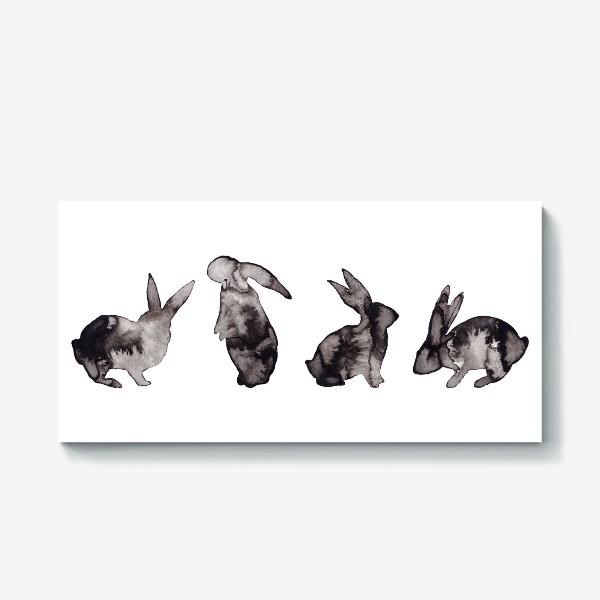 Холст «Кролики»