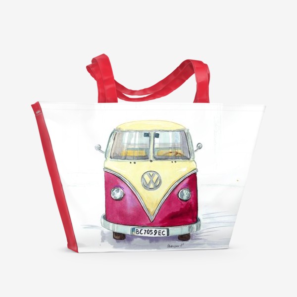 Пляжная сумка &laquo;Автобус любимый VW&raquo;