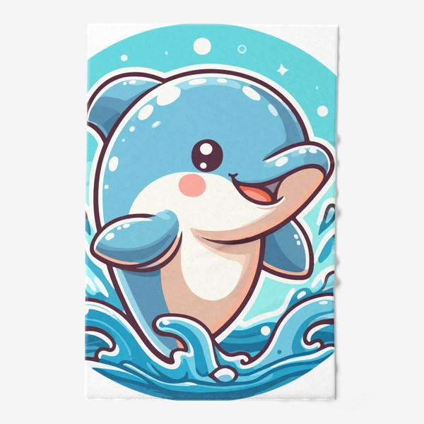 Полотенце «Забавный прыгающий дельфин»