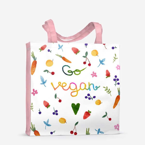 Сумка-шоппер «Go vegan»