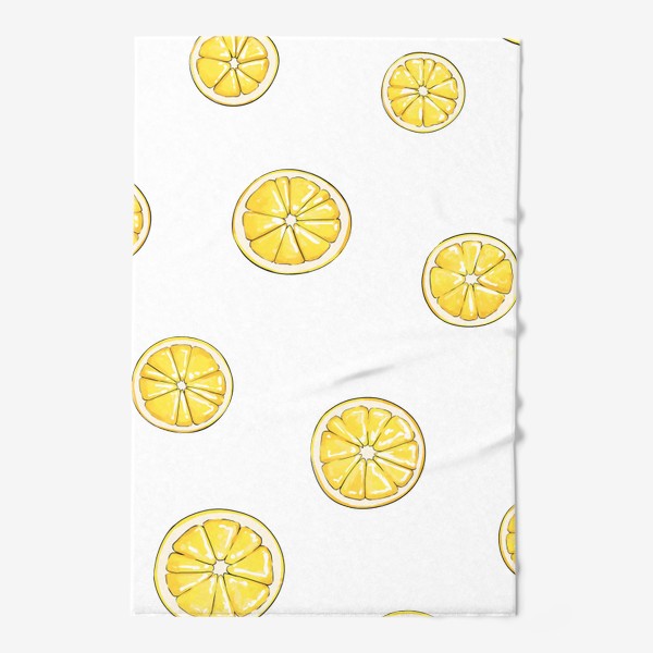 Полотенце «Дольки лимона. Паттерн»