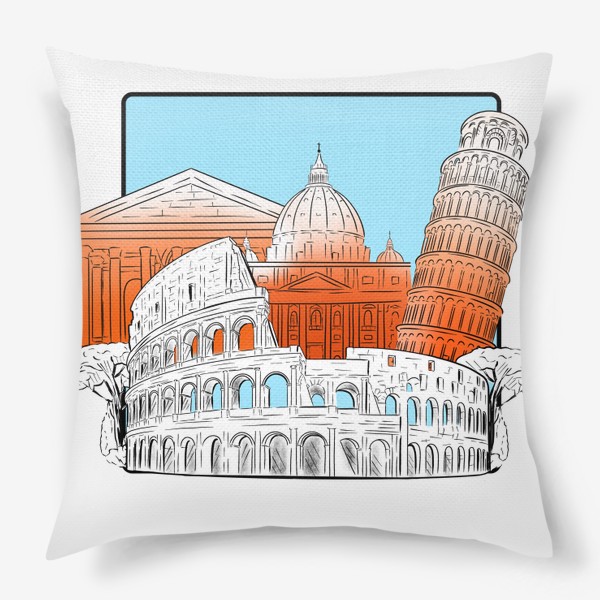 Подушка «Рим Италия»