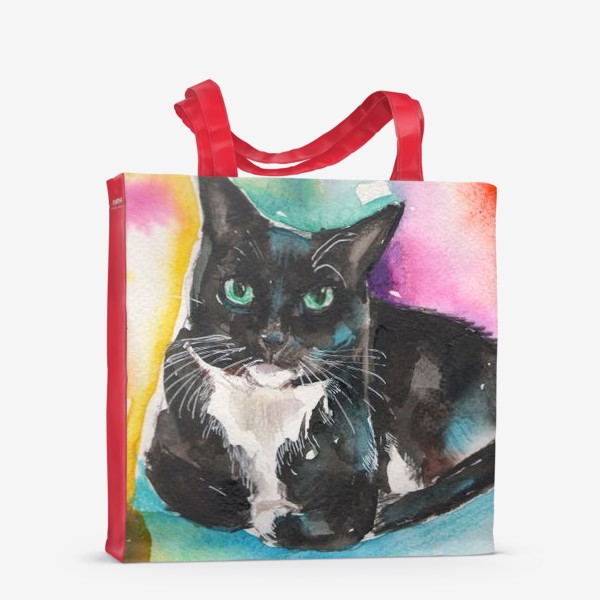 Сумка-шоппер «Черный кот »