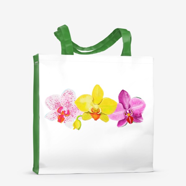 Сумка-шоппер «три орхидеи»
