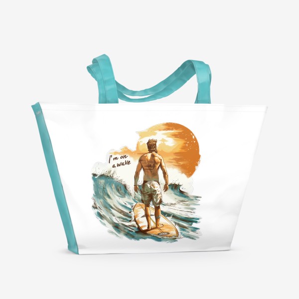 Пляжная сумка «На волне»