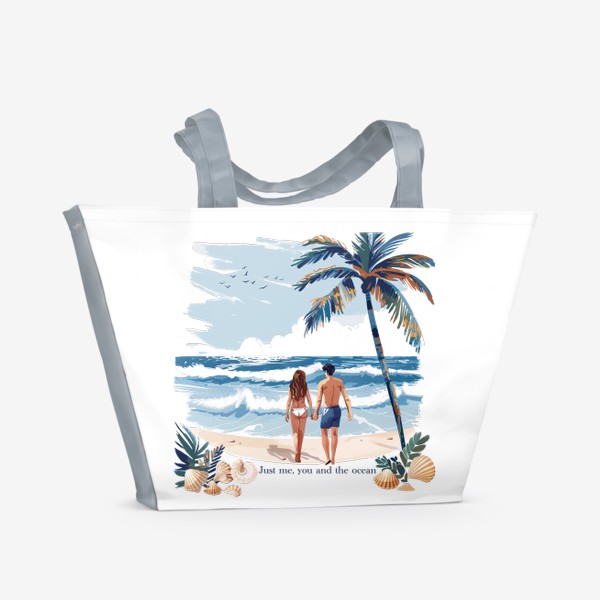 Пляжная сумка «Мы и океан»